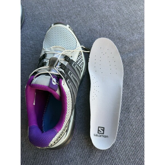 Salomon Womens XR Mission 1 327825 Gray/Purple Hiking Shoes Sneakers Size 9.5 US - Picture 10 of 11